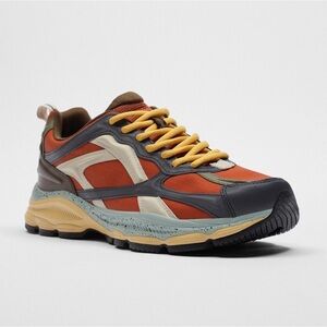 ZARA Man Shoes | MULTICOLOURED RUNNING SNEAKERS Multicoloured